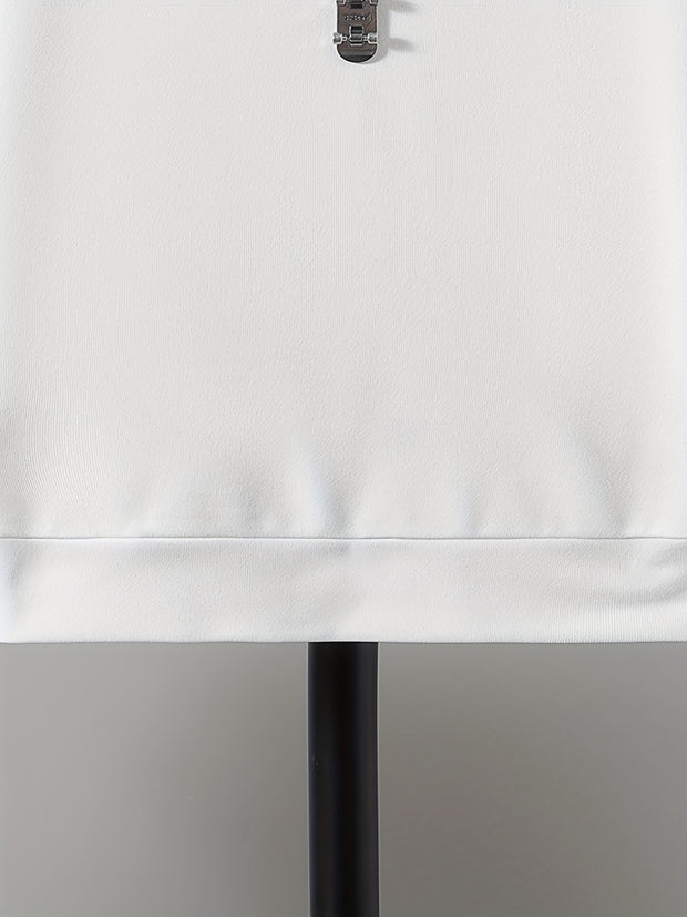 Boys Casual Solid Color Pullover Long Sleeve Hoodies, Boys Sweatshirt For Spring Fall, Kids Hoodie Tops Outdoor