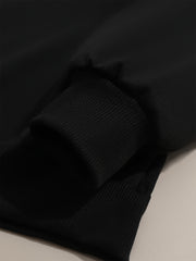 Women's Letter Print Two-piece Set - Long Sleeve Drawstring Hoodies Sweatshirt & Drawstring Jogger Sweatpants Outfits - Casual & Comfortable - For Women - Perfect for Loungewear, Sports & Everyday Wear - Great Gift for Teen G