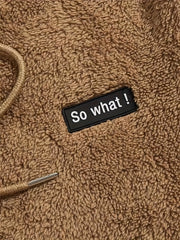 2-Piece Fluffy Men's Outfit Set: Casual Hooded Sweatshirt & Sweatpants Joggers for Winter Fall - Long Sleeve Pullover Hoodie and Soft Fleece Pants