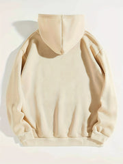 Halloween Spooky Letter Print Hoodie, Cute Drawstring Kangaroo Pocket Hoodies Sweatshirt, Women's Clothing