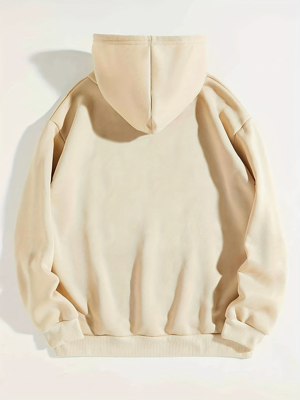 Halloween Spooky Letter Print Hoodie, Cute Drawstring Kangaroo Pocket Hoodies Sweatshirt, Women's Clothing