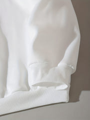 Halloween Spooky Letter Print Hoodie, Cute Drawstring Kangaroo Pocket Hoodies Sweatshirt, Women's Clothing