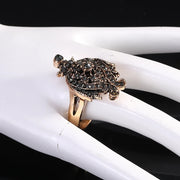 Popular Turkish Jewelry Flowery Set Chain Necklace Earring Bracelet Crown 5 Piece Set Bridal Caftan Dress Decorative Jewelry Set