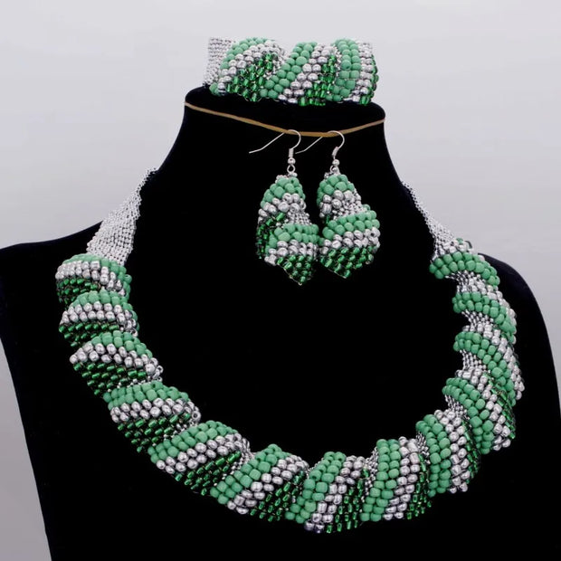 Dudo JEWELRY American Bracelet Earrings Necklace Jewelry Sets African Godki Luxury Women Jewelry set Handmade