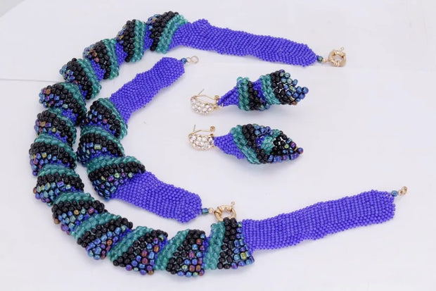 Dudo JEWELRY American Bracelet Earrings Necklace Jewelry Sets African Godki Luxury Women Jewelry set Handmade