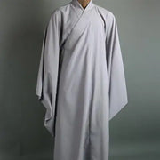 Monk Costume Buddhist Chinese Traditional Clothings Meditation Zen Shaolin Hanfu Clothing Taoism Tibetan Clothes Monk Robe