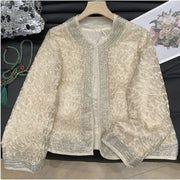New Chinese Women Clothing National Style Heavy Industry Jacquard Embroidered Jacket Light Luxury High-end Old Money Style Coat