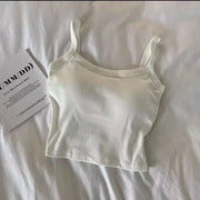 Crop Top Women Sexy Sleeveless Tops Fashion Female Underwear Lady's Camisole Girl Basic T-shirt Vest Lingerie Bras Tube Tops New