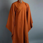 Monk Costume Buddhist Chinese Traditional Clothings Meditation Zen Shaolin Hanfu Clothing Taoism Tibetan Clothes Monk Robe