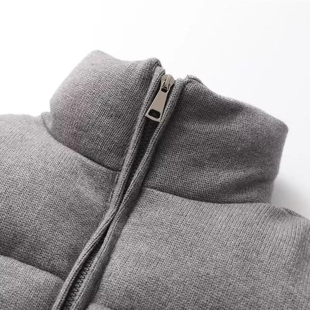 women's clothing 2025 new simple basic versatile stand-up collar loose bread coat casual cotton coat