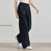 Lightweight Wide Leg Trousers Yoga Pants for Women  Waisted Loose Casual Lounge Travel Work Sweatpants Women