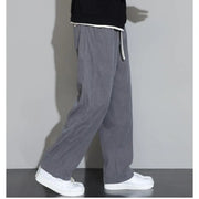 Corduroy Pants for Men 2025 Casual Wide Leg Trousers Soft Loose Fit Straight Pants Men Autumn Lounge Corduroy Trousers
