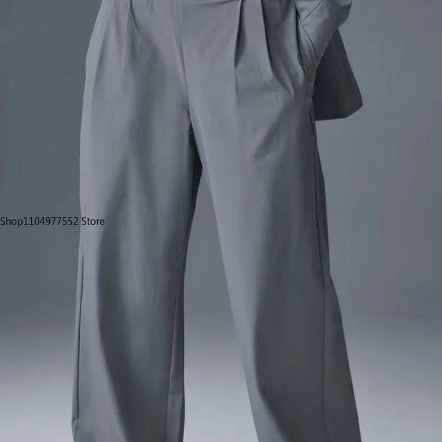 Lightweight Wide Leg Trousers Yoga Pants for Women  Waisted Loose Casual Lounge Travel Work Sweatpants Women