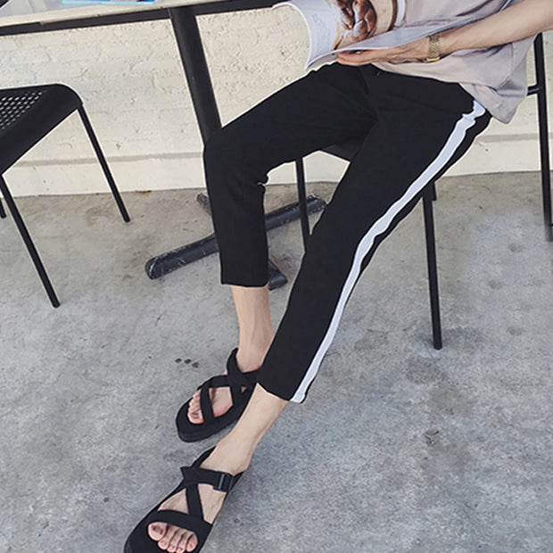 Men's Casual Linen Work Pants Loose Wide Leg Double Pleat Cotton Linen Western Trousers Trendy Long Pants Youth Vitali Sle