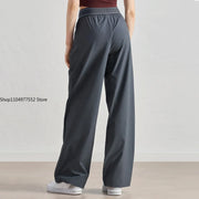 Lightweight Wide Leg Trousers Yoga Pants for Women  Waisted Loose Casual Lounge Travel Work Sweatpants Women