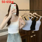 Crop Top Women Sexy Sleeveless Tops Fashion Female Underwear Lady's Camisole Girl Basic T-shirt Vest Lingerie Bras Tube Tops New