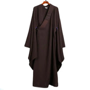 Monk Costume Buddhist Chinese Traditional Clothings Meditation Zen Shaolin Hanfu Clothing Taoism Tibetan Clothes Monk Robe