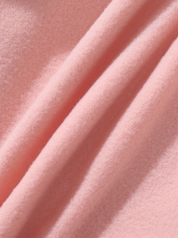 Cute Ghost & Letter Print Hoodie, Versatile Drawstring Kangaroo Pocket Hoodies Sweatshirt, Women's Clothing