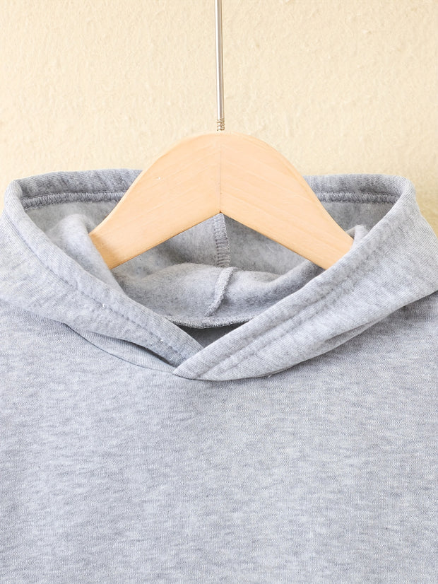 2pcs Butterfly Graphic Tie Dye Hoodies + Elastic Waist Jogger Pants Set for Girls Outdoor Sports