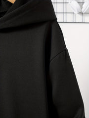 Boys Casual Solid Color Pullover Long Sleeve Hoodies, Boys Sweatshirt For Spring Fall, Kids Hoodie Tops Outdoor